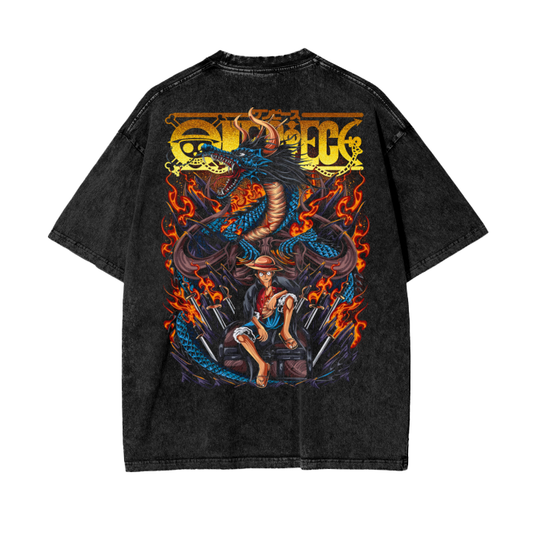 Oversize LuffyxKaido(dragon form) T-Shirt