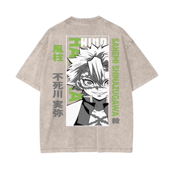 Oversize Sanemi Shinazugawa T-Shirt