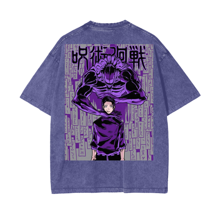 Oversize RikaxYuta box back T-Shirt