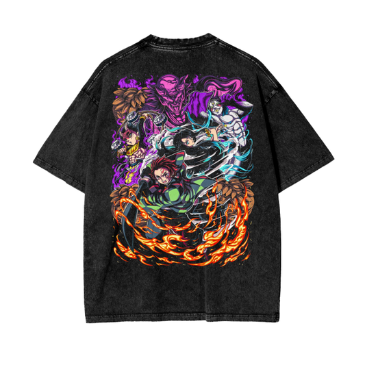 Oversize TanjiroxHashiraxUpperoons v2 T-Shirt