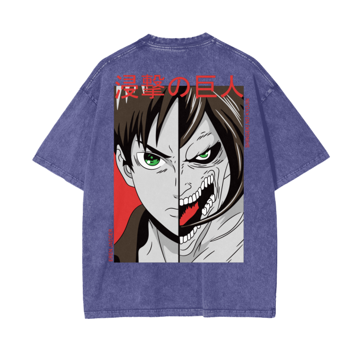 Oversize ErenxTitan 1/2 T-Shirt