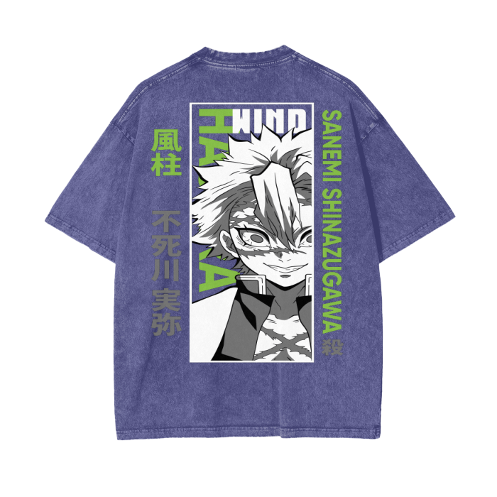 Oversize Sanemi Shinazugawa T-Shirt