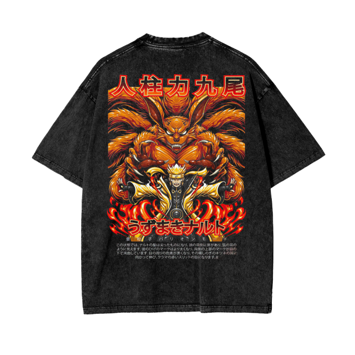 Oversize Naruto Sage ModexKurama T-Shirt