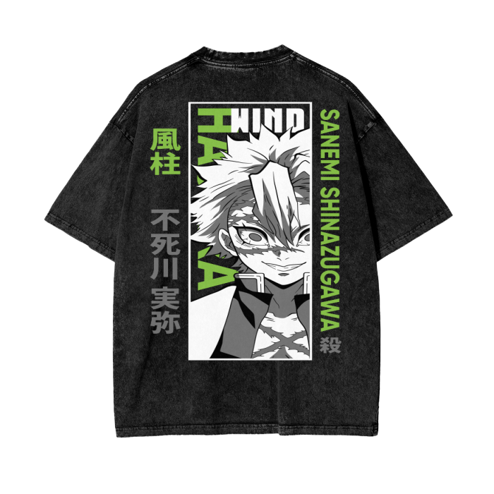 Oversize Sanemi Shinazugawa T-Shirt