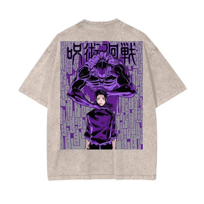 Oversize RikaxYuta box back T-Shirt