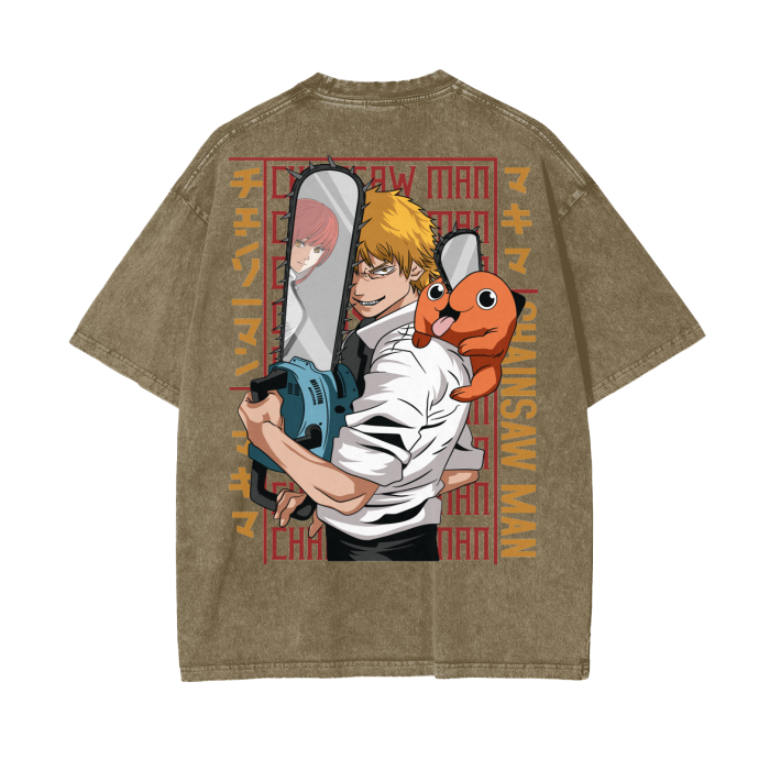 Oversize DenjixPochita T-Shirt