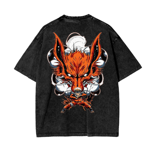 Oversize NarutoxKurama T-Shirt