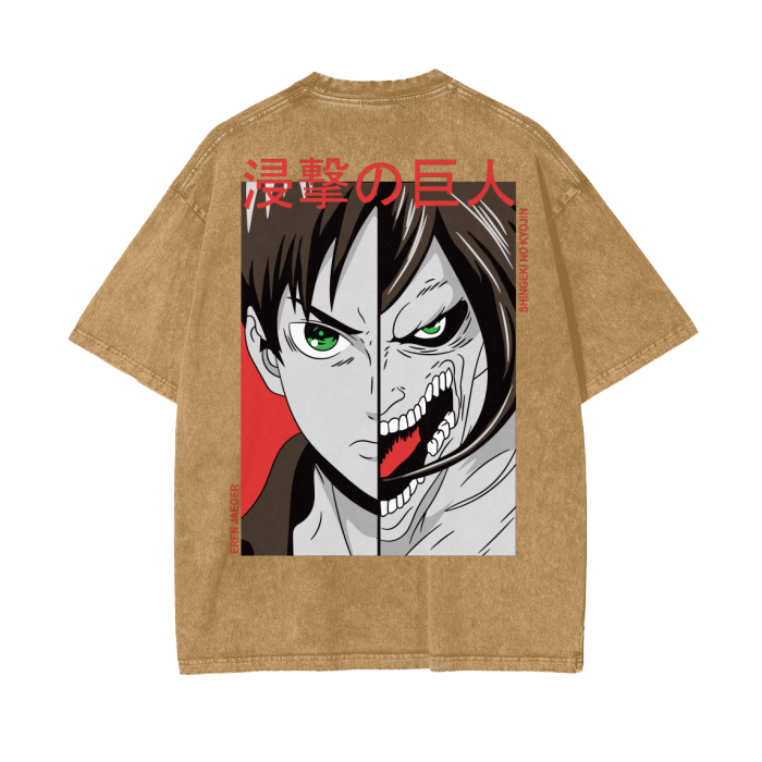 Oversize ErenxTitan 1/2 T-Shirt