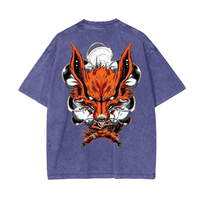 Oversize NarutoxKurama T-Shirt