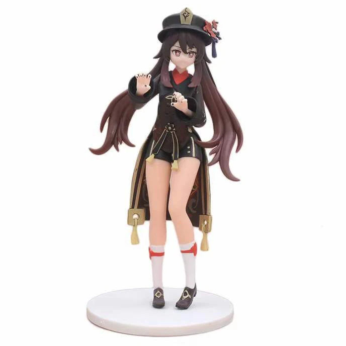 Genshin Impact Hu Tao Anime Figures Game Peripheral Two-dimensional Beauty Girl Statue Action Figure Collection Model Toys Decor