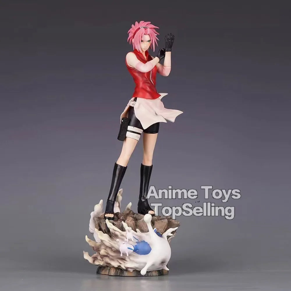 35cm NARUTO Figurine Haruno Sakura Figure PVC Hinata Statue Model Collectible Toys Gifts