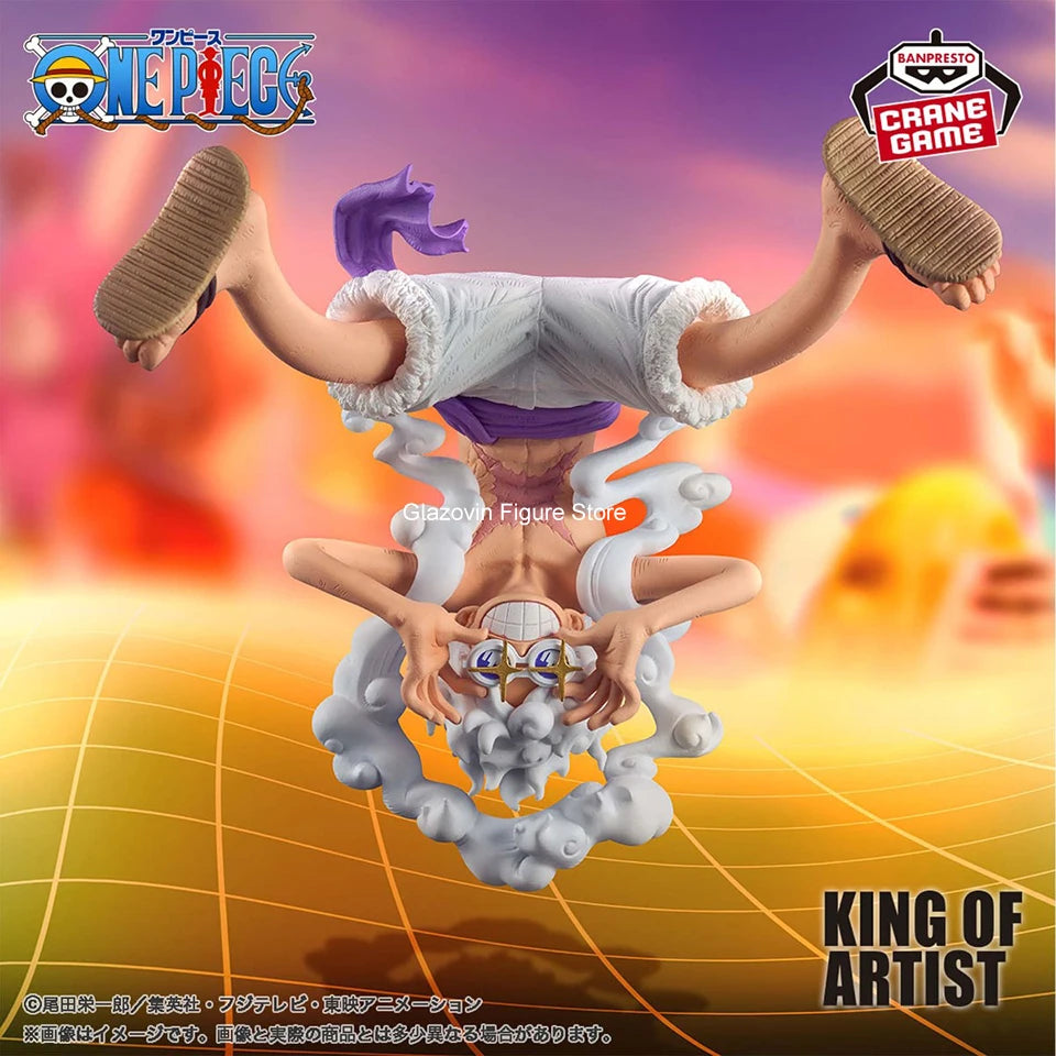 Original Genuine Banpresto KOA One Piece King Of Artist 13cm Luffy Gear 5 Model Toy Collection Desktop PVC Anime Figure Glazovin