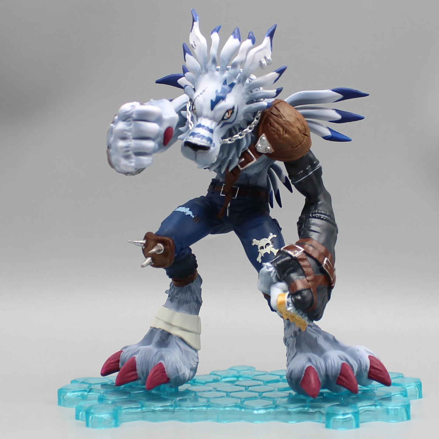 Digimon Adventure Anime Figures Gk Garurumon Action Figure Pvc Figurine Statue Collection Model Doll Toys Gifts For Kids 22cm