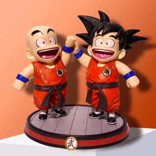 Anime Dragon Ball Z Kids Goku Figure Kuririn Son Goku 14CM PVC Action Figures Collectible Model Toy for Children Gifts