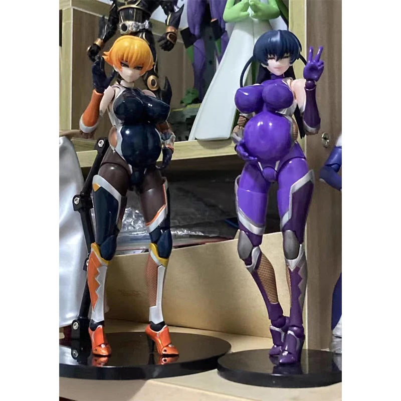 16CM/18CM PVC Taimanin Asagi 3 Mizuki Yukikaze Igawa Sakura Asagi Collectible Model Doll Action Figure Toy Birthday gifts