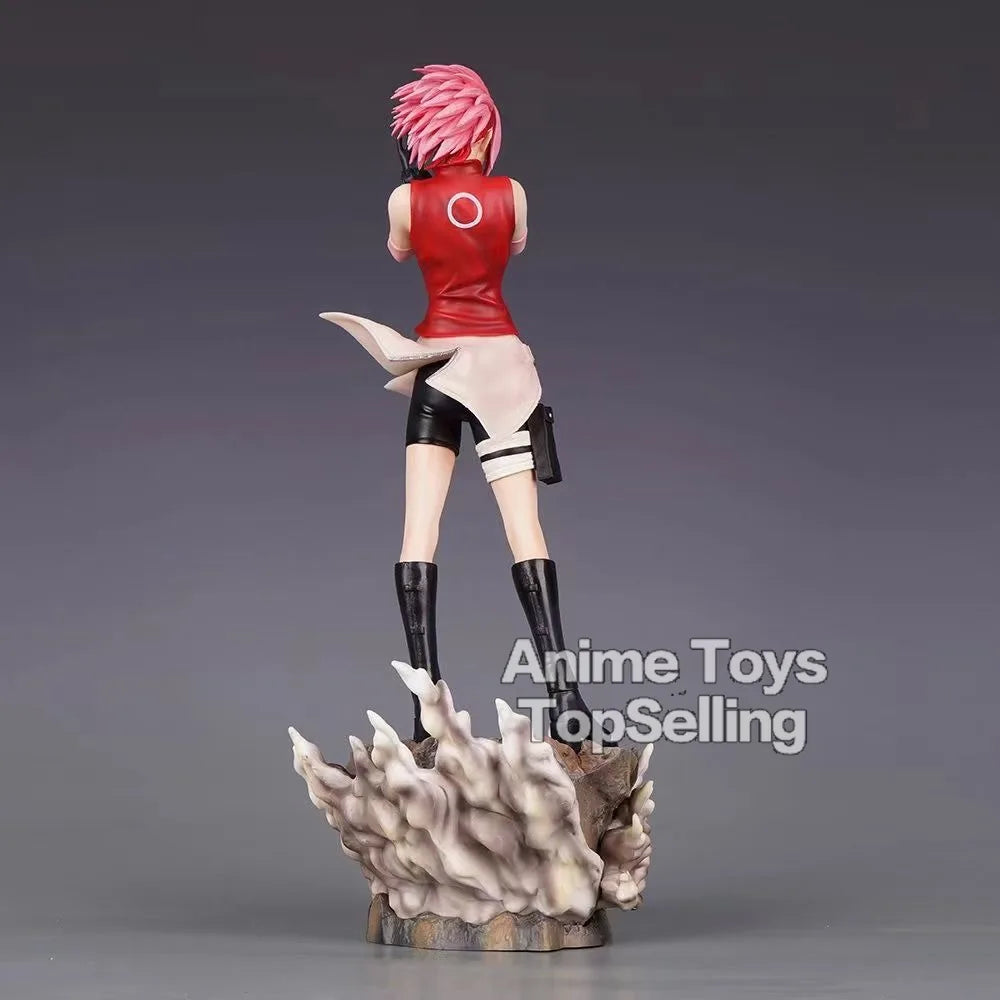 35cm NARUTO Figurine Haruno Sakura Figure PVC Hinata Statue Model Collectible Toys Gifts