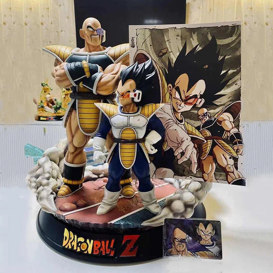 35cm Dragon Ball Z Figure Nappa Vegeta Saiyan Action Figure PVC Anime Figurine Model Statue Collection Ornament Doll Toys Gifts