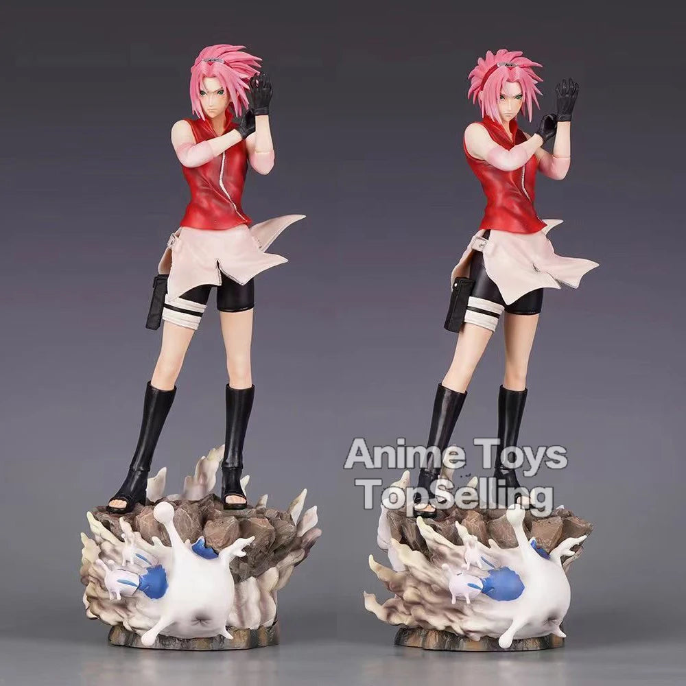 35cm NARUTO Figurine Haruno Sakura Figure PVC Hinata Statue Model Collectible Toys Gifts