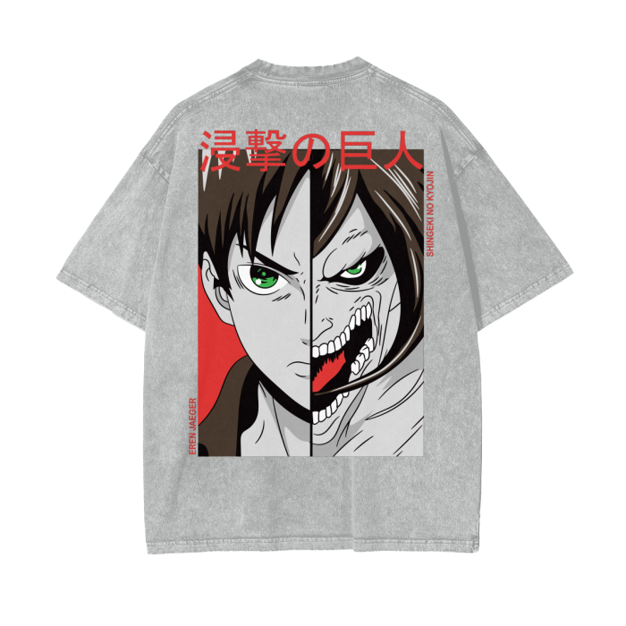 Oversize ErenxTitan 1/2 T-Shirt