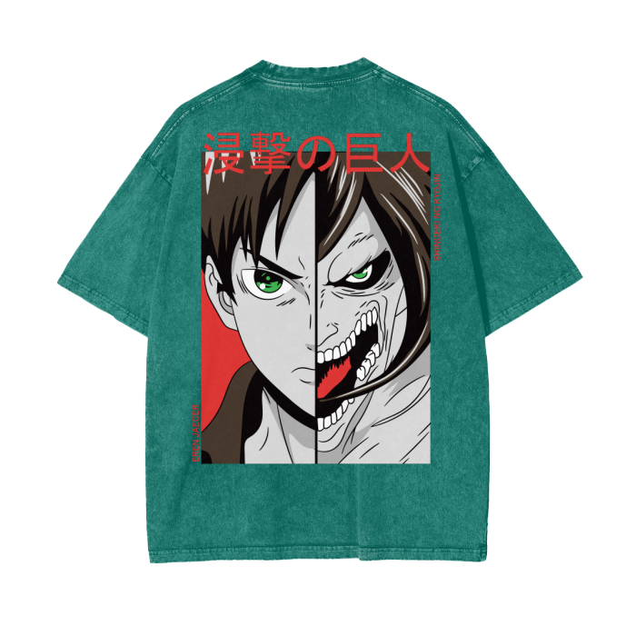 Oversize ErenxTitan 1/2 T-Shirt