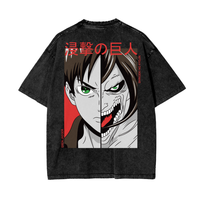 Oversize ErenxTitan 1/2 T-Shirt