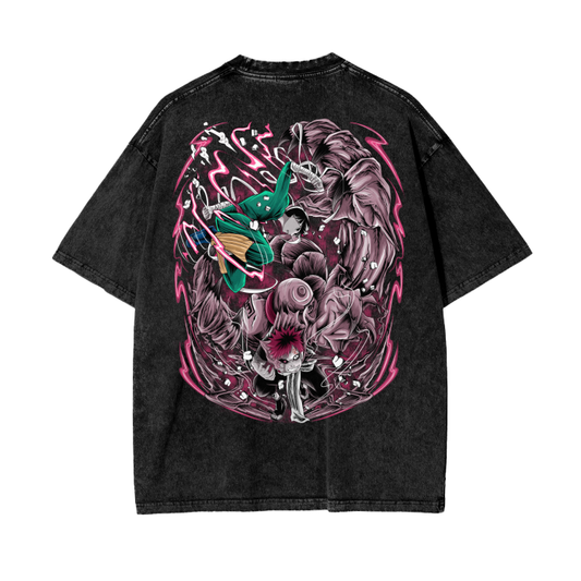 Oversize Rock LeeVsGaara T-Shirt