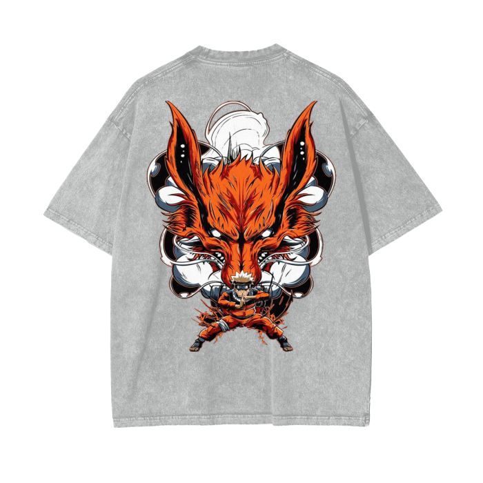 Oversize NarutoxKurama T-Shirt