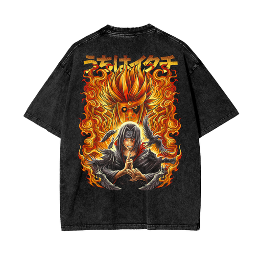 Oversize ItachixSusanoo(Orange) T-Shirt