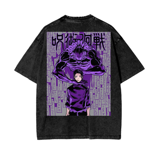 Oversize RikaxYuta box back T-Shirt