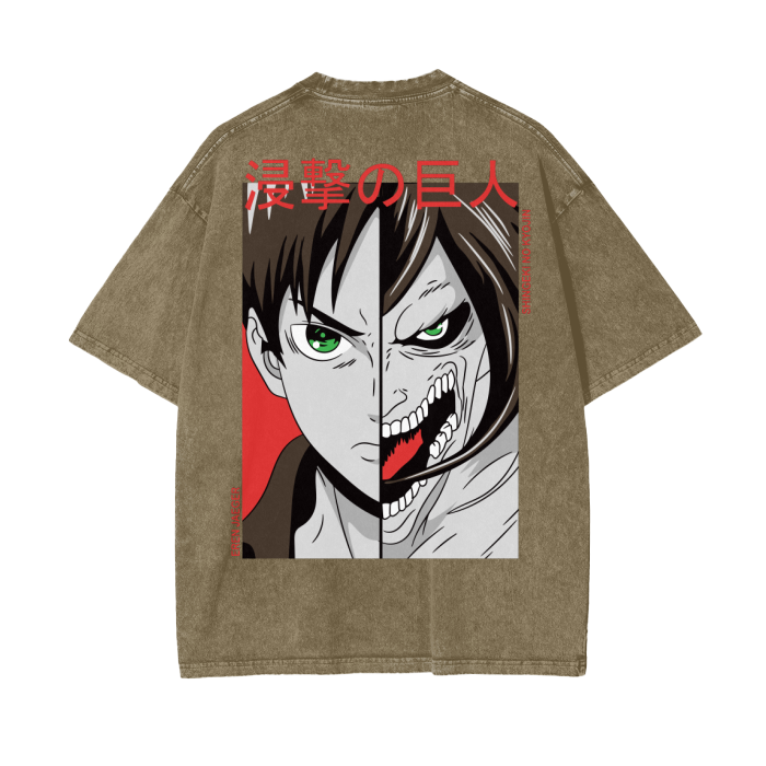 Oversize ErenxTitan 1/2 T-Shirt